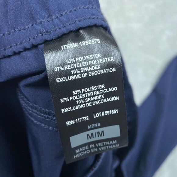 Soybu Mens Woven Jogger Medium Blue Lightweight Elastic Waistband a0411 - Picture 7 of 10